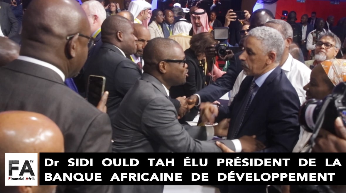 Dr Sidi OuldTah élu président de la Banque africaine de développement
