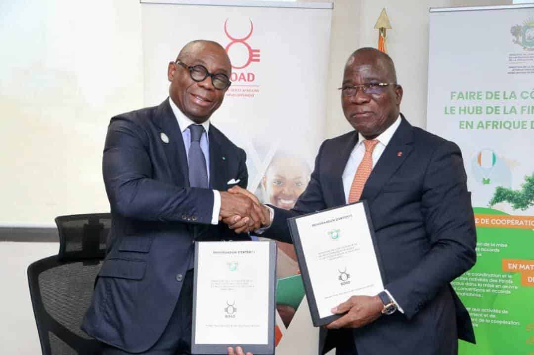 Climat : la Côte d’Ivoire et la BOAD scellent un accord de plus de 450 millions d’euros