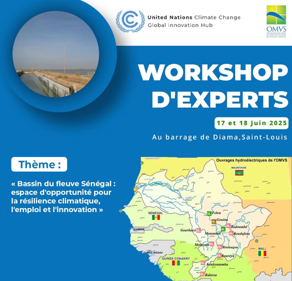 Atelier Régional sur l’Innovation, la Résilience climatique et la Prévention des inondations dans le Bassin du fleuve Sénégal