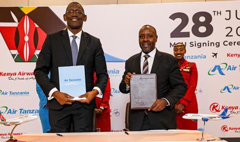 Kenya Airways et Air Tanzania scellent une alliance