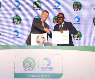 Danone devient Partenaire Officiel de la Confédération Africaine de Football (CAF) et réaffirme son engagement en faveur de la santé par l’alimentation et le sport