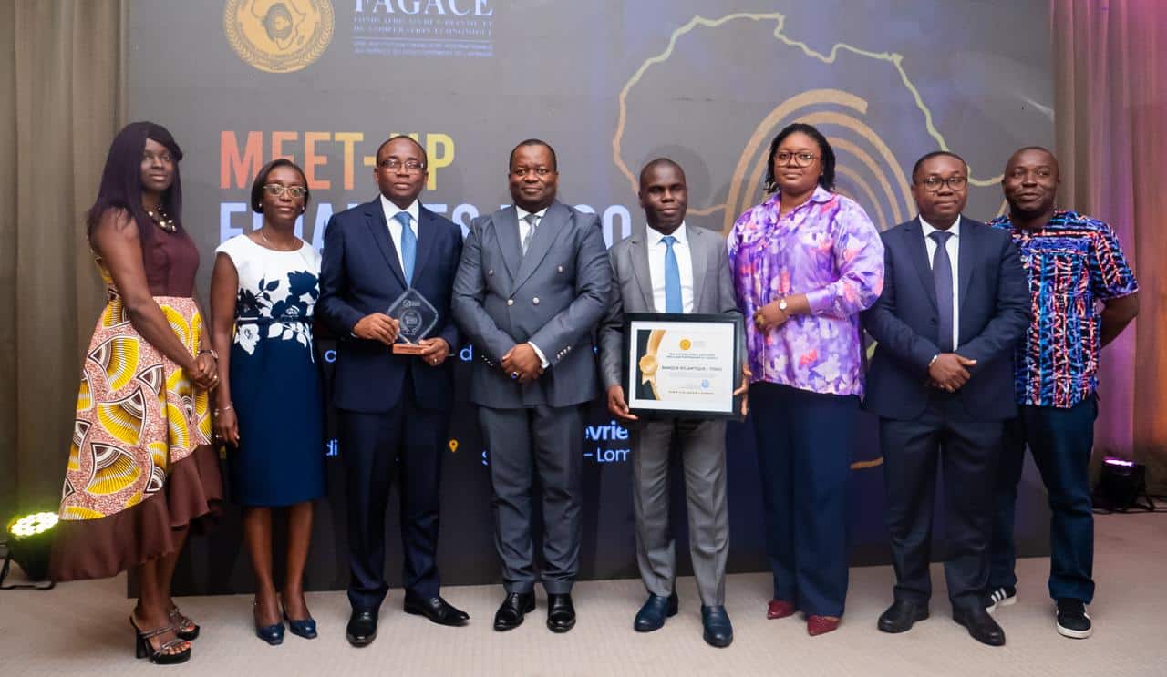 Togo : Banque Atlantique sacrée Meilleur Partenaire du FAGACE, une consécration du Modéle de financement durable et résilient