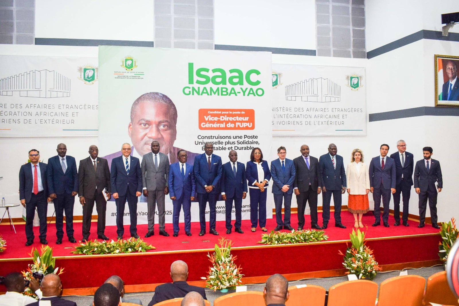 La Côte d’Ivoire présente la candidature d’Isaac Gnamba-Yao au poste de vice-directeur général de l’Union Postale Universelle