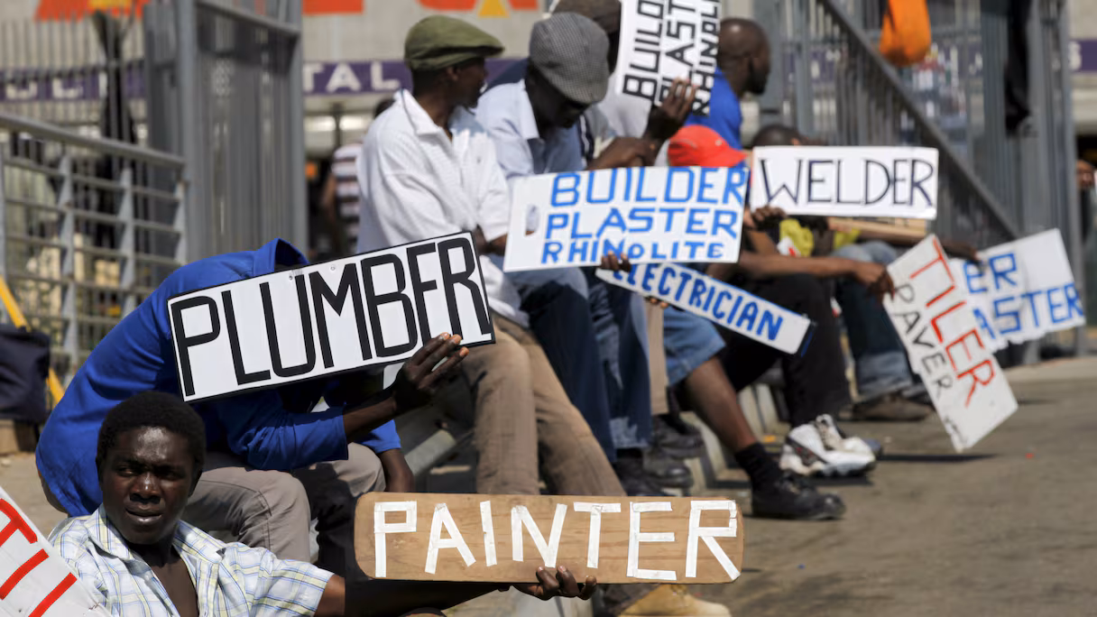 Afrique du Sud :  le taux de chômage atteint les 33,2%
