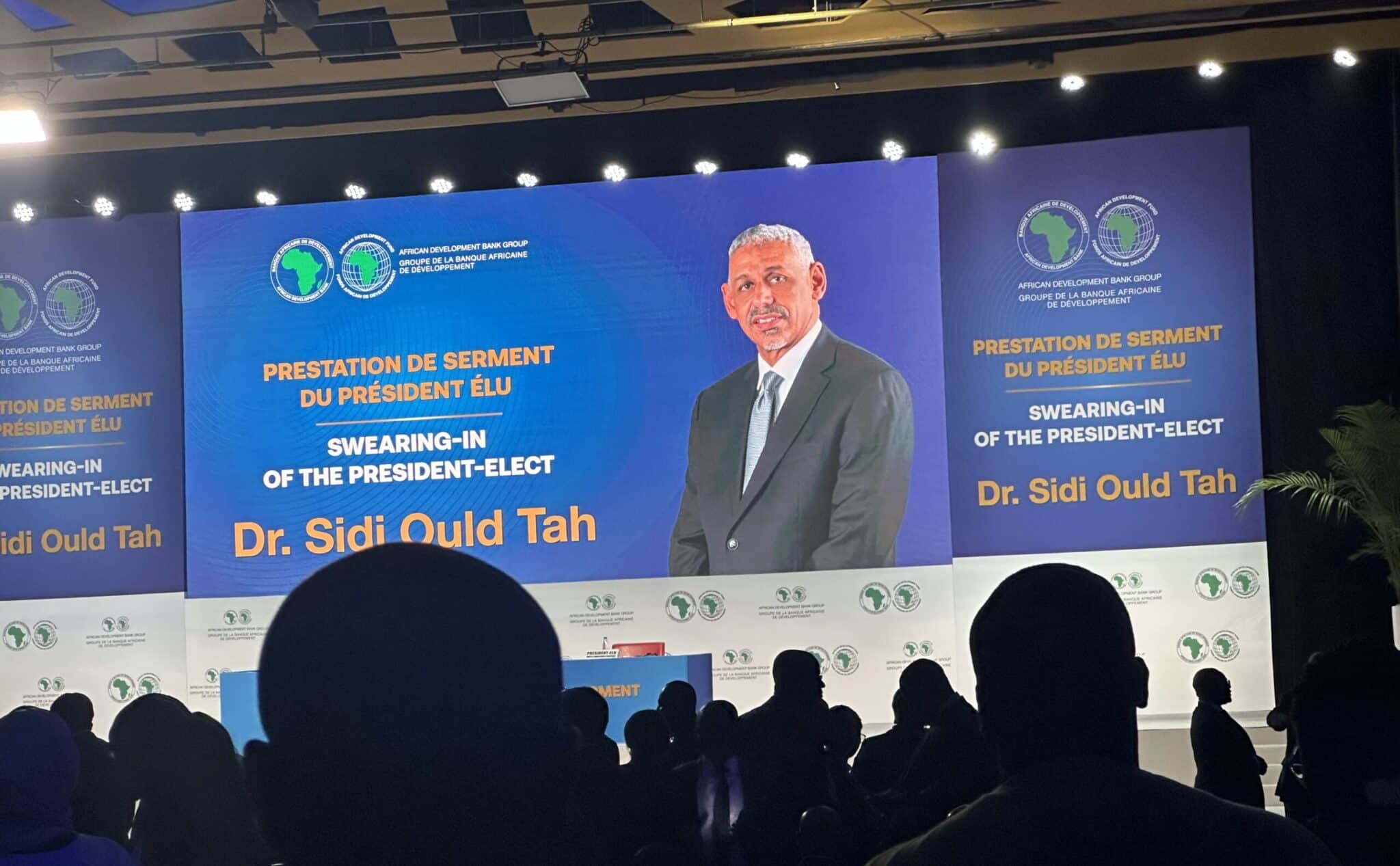 En direct – Cérémonie de prestation de serment de Dr Sidi Ould Tah, nouveau président de la Banque Africaine de Développement