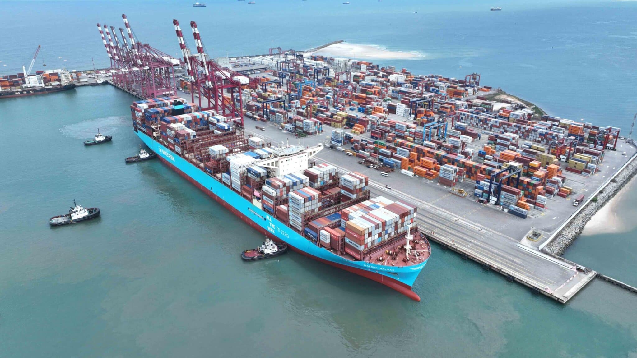 Congo Terminal accueille un navire de plus de 15 000 EVP 