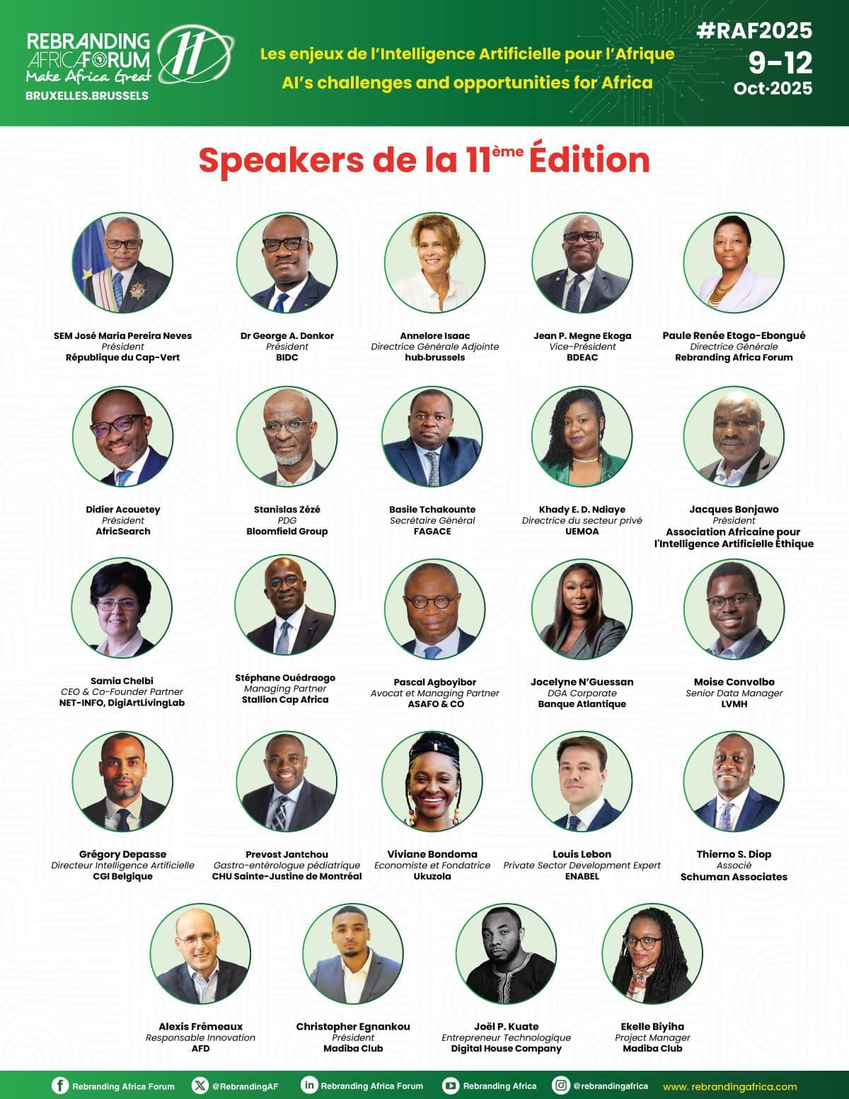 Rebranding Africa Forum 2025 : quand les leaders africains s’emparent du débat sur l’intelligence artificielle