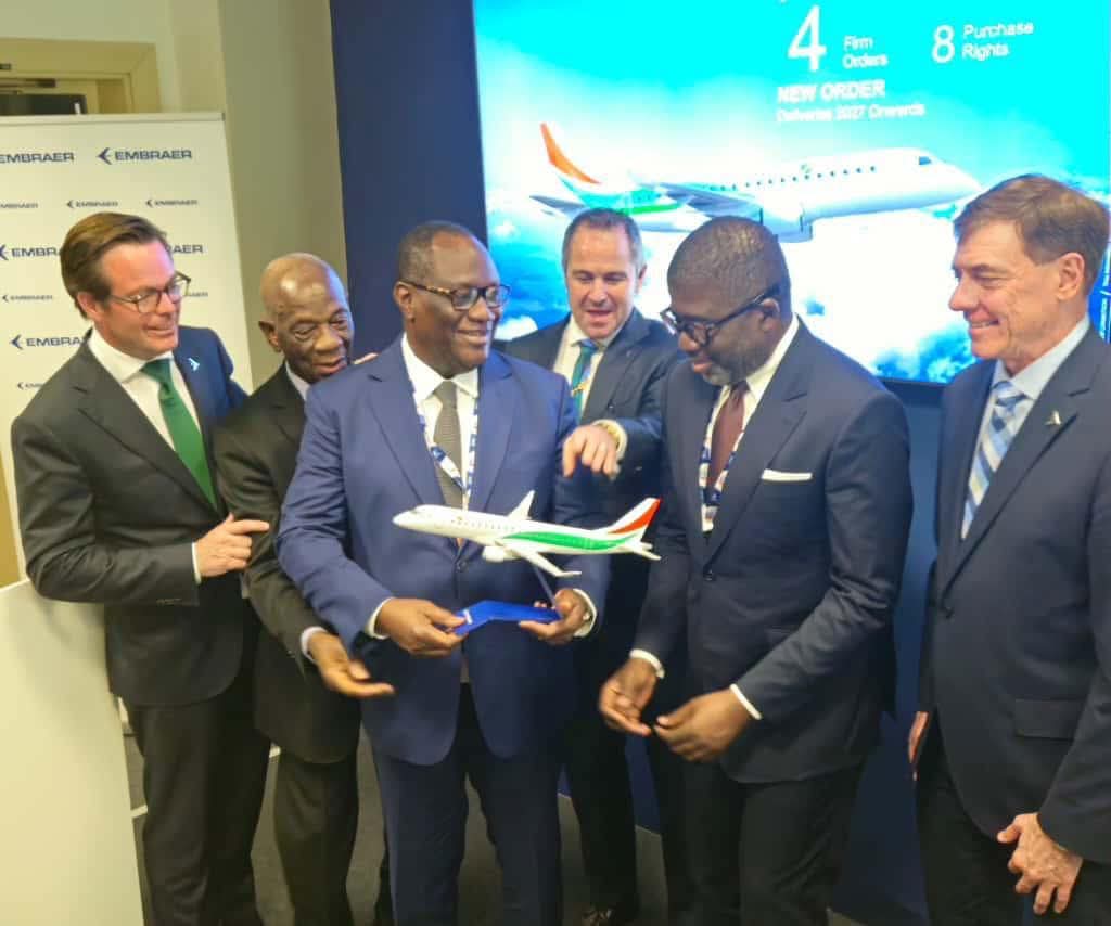 Air Côte d’Ivoire passe au jet avec une commande de quatre Embraer E175