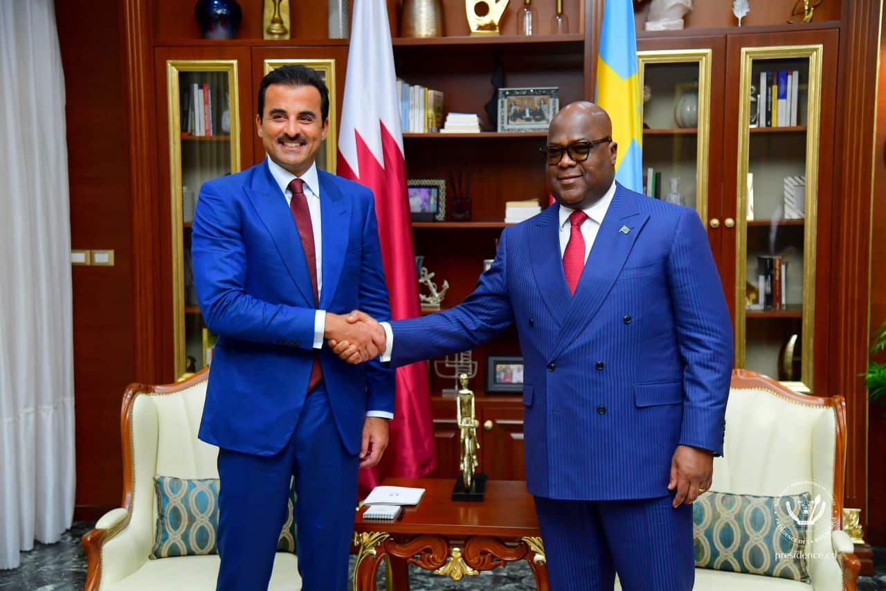 A Kinshasa, l’Émir du Qatar fait signer six accords avec la RDC