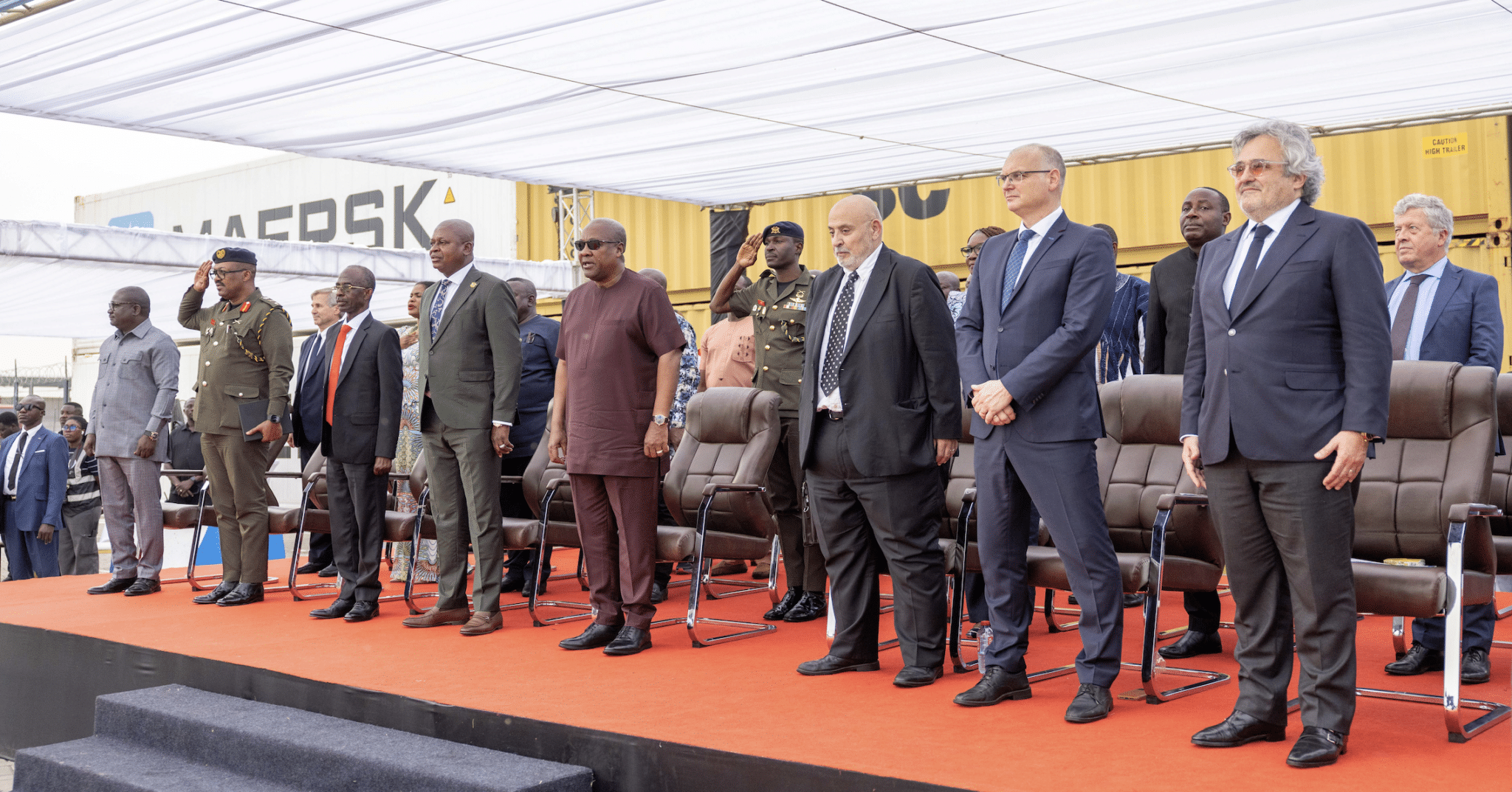 Africa Global Logistics inaugure les phases 1 et 2 de l’extension du port de Tema (Ghana)