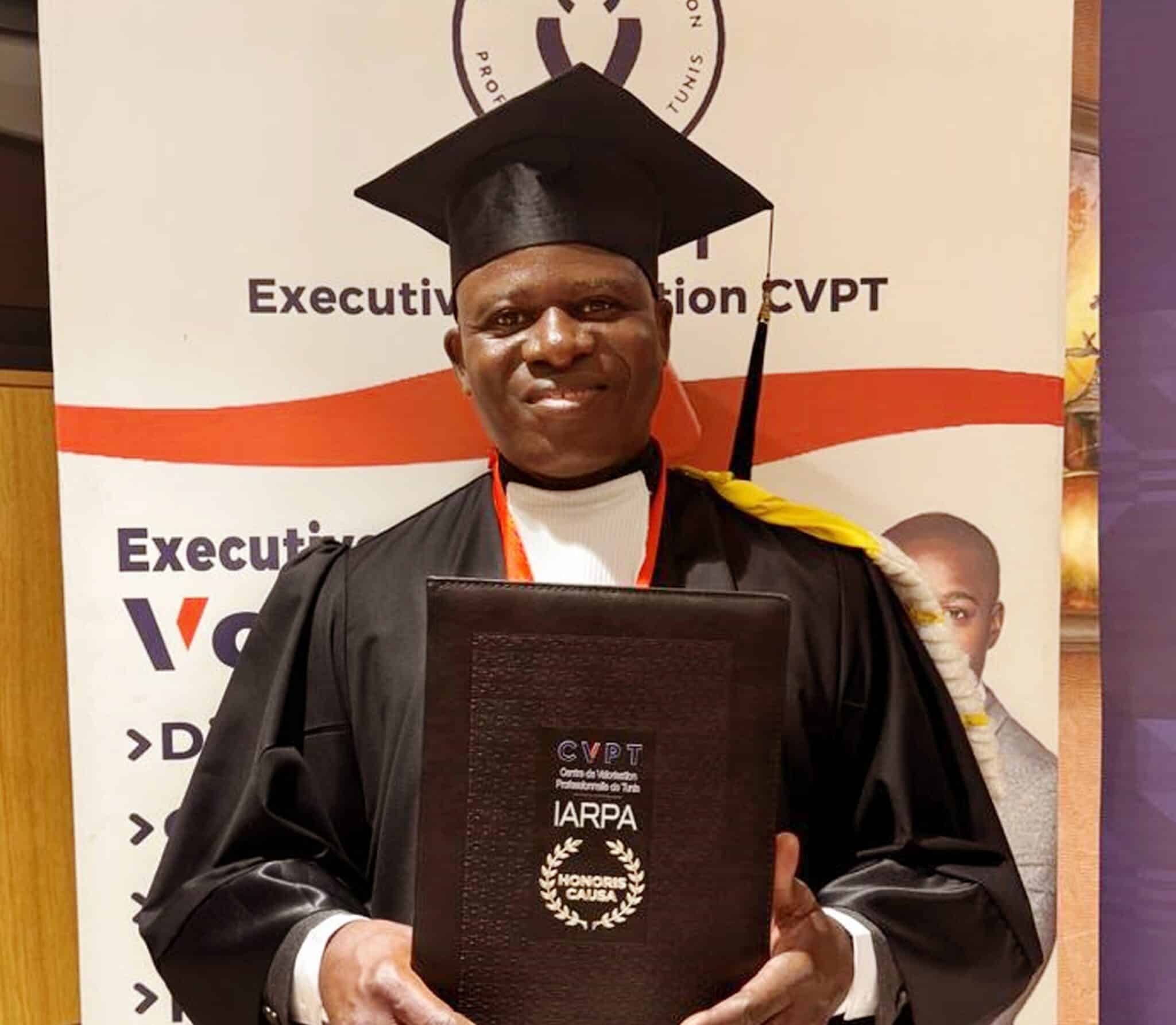 Le Togolais Fabrice Ebeh distingué Docteur Honoris Causa de Lutte anti-corruption