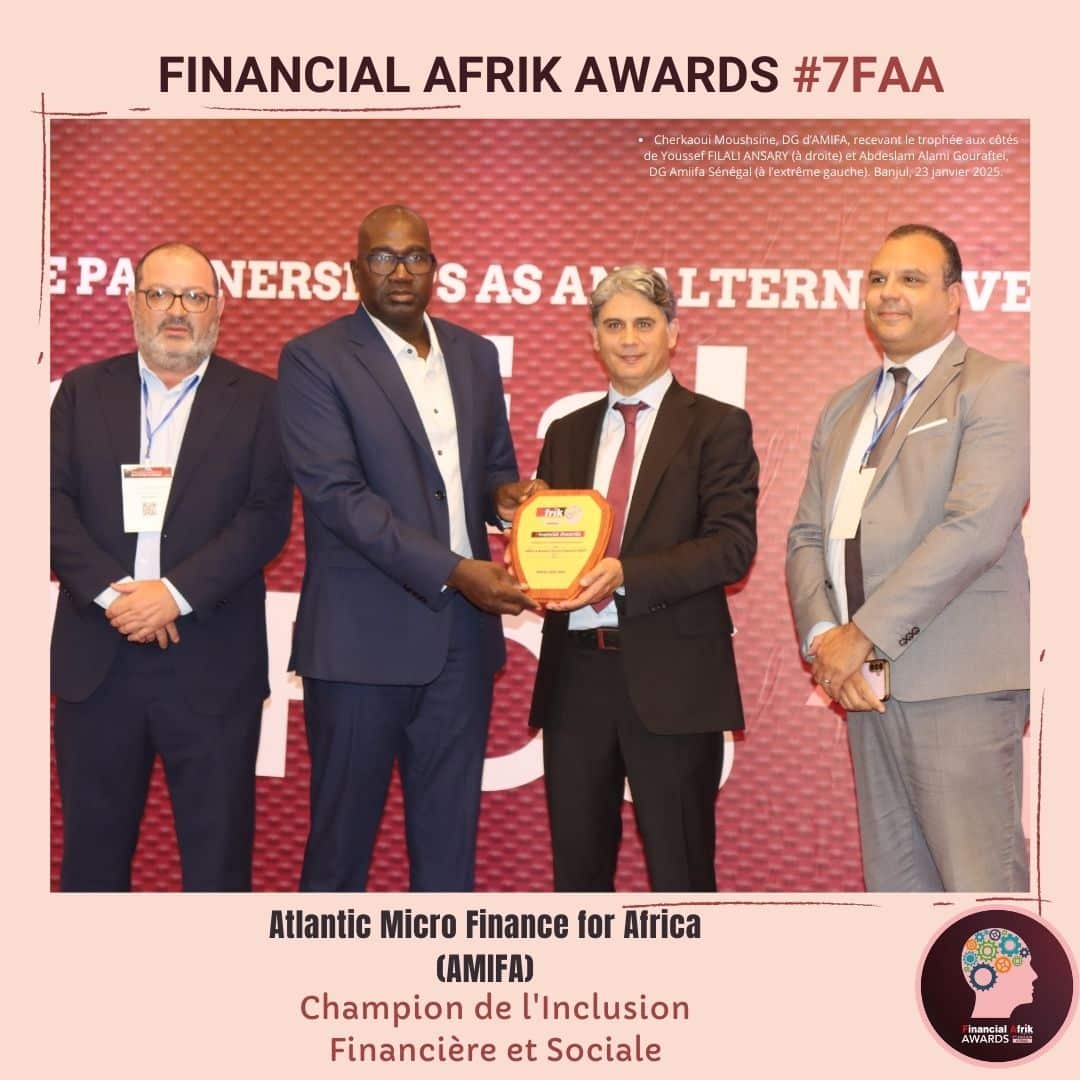 AMIFA, champion de l’inclusion financière – Financial Afrik Awards 2025