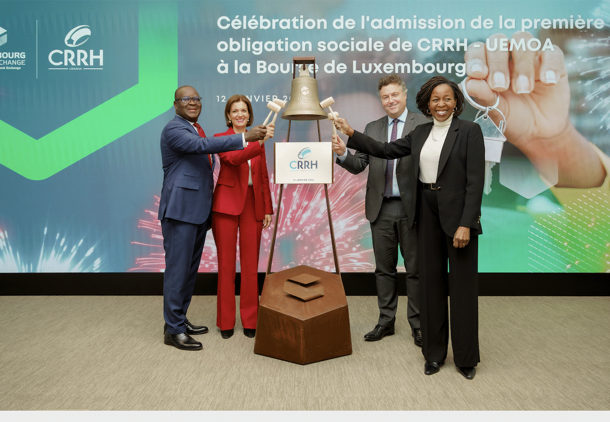 La CRRH-UEMOA fait coter ses Social Bonds à la Bourse de Luxembourg, une première en Afrique de l’Ouest