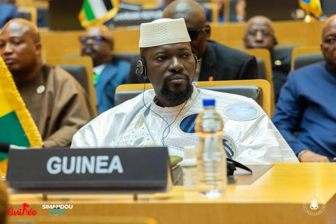 Afrique : à l’Union africaine, Mamadi Doumbouya sonne l’heure de la souveraineté économique
