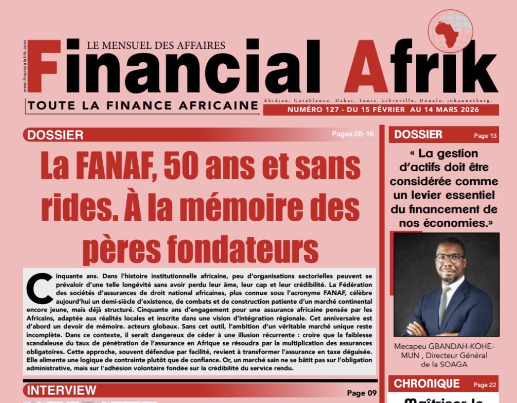 Au sommaire de Financial Afrik numéro 127 : la FANAF, 50 ans et sans rides