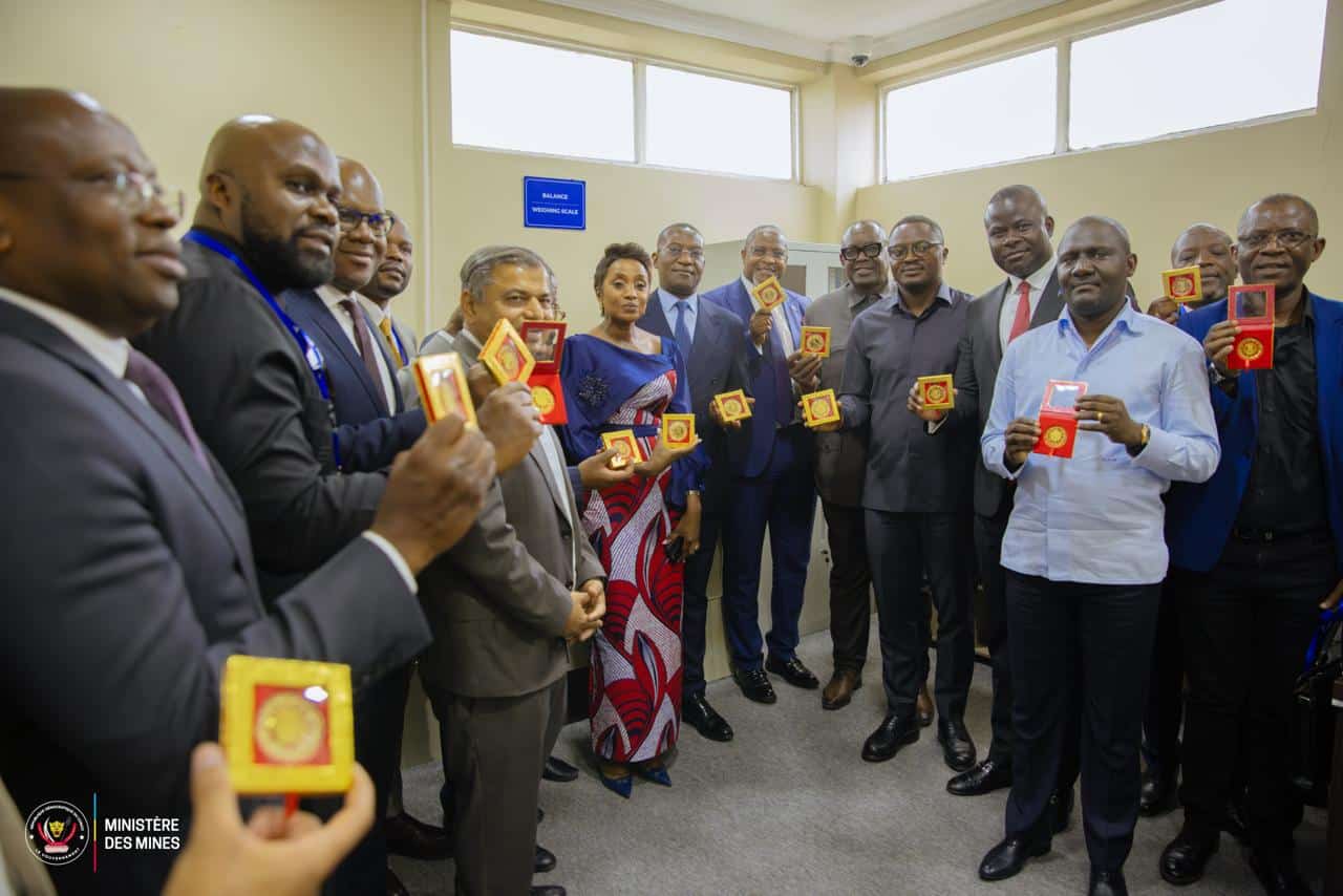 La RDC lance sa première raffinerie pilote d’or d’une capacité de 600 kg par mois