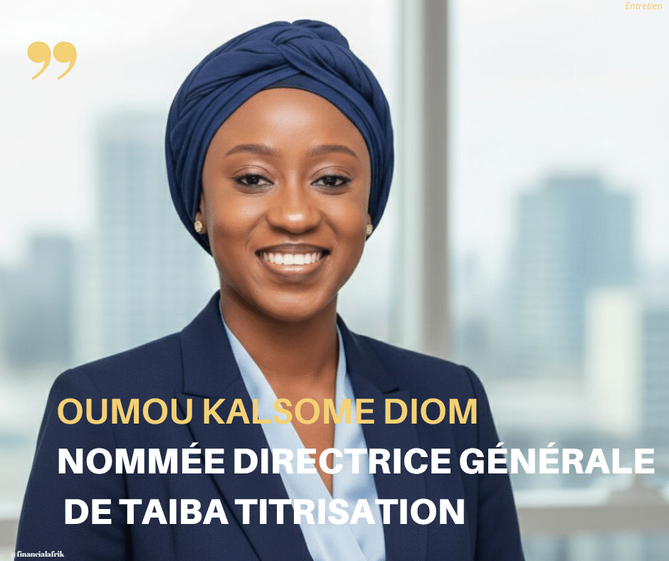 UEMOA : Oumou Kalsome Diom, nommée directrice générale de TAIBA TITRISATION