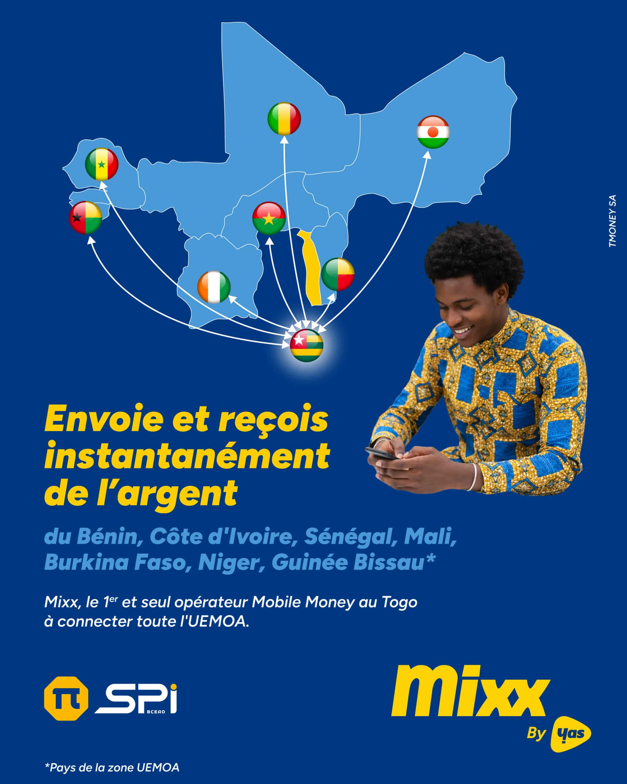 Mixx connecte le Mobile Money togolais au réseau interopérable de l’UEMOA