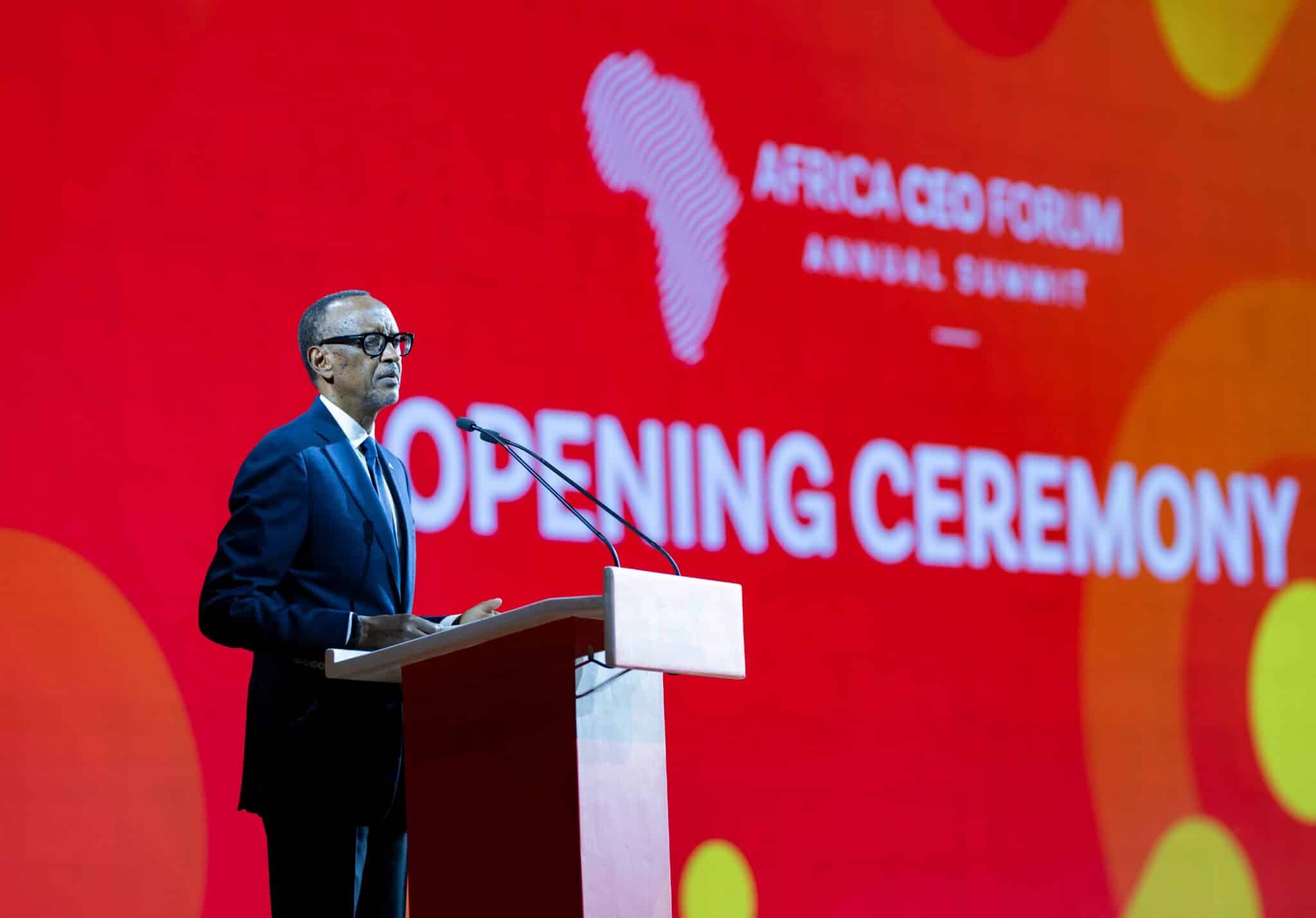 Paul Kagame à l’Africa CEO Forum : « L’Afrique doit cesser de débattre de son potentiel et passer à l’échelle »
