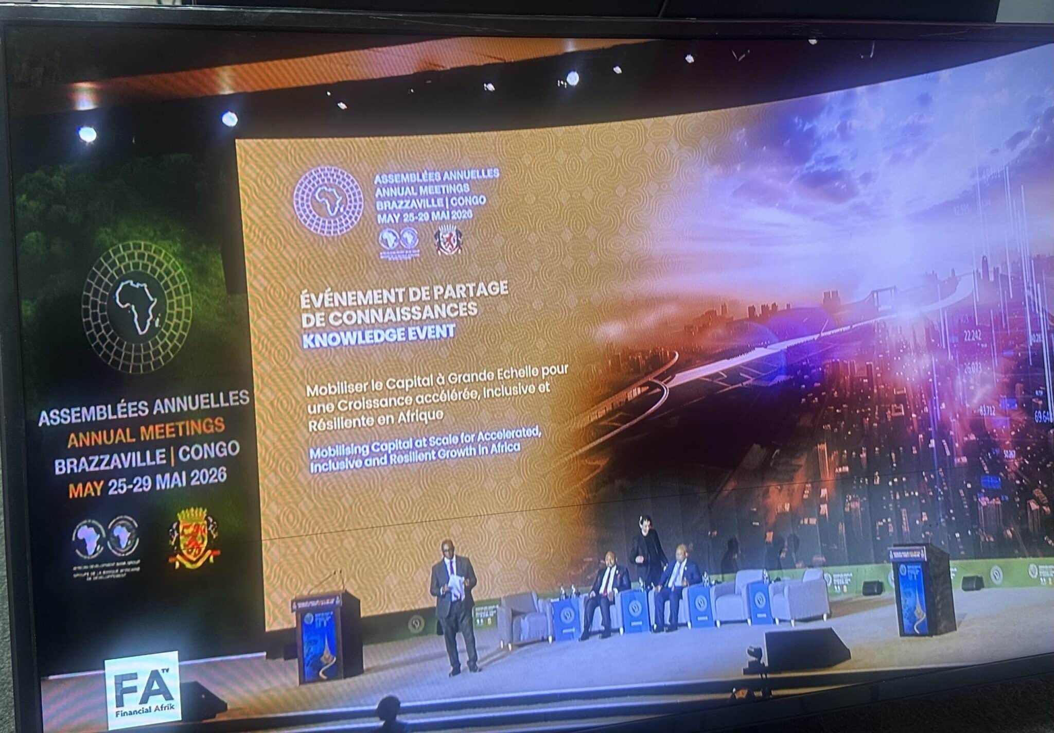 En Direct/ Brazzaville, assemblées annuelles de la BAD