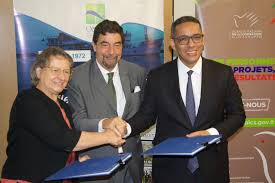 Cérémonie de signature du Protocole entre la Coopération Italienne et l’OMVS relatif au projet « Appui à la gestion du Bassin Aquifère Sénégalo-Mauritanien » (AGEBASM)