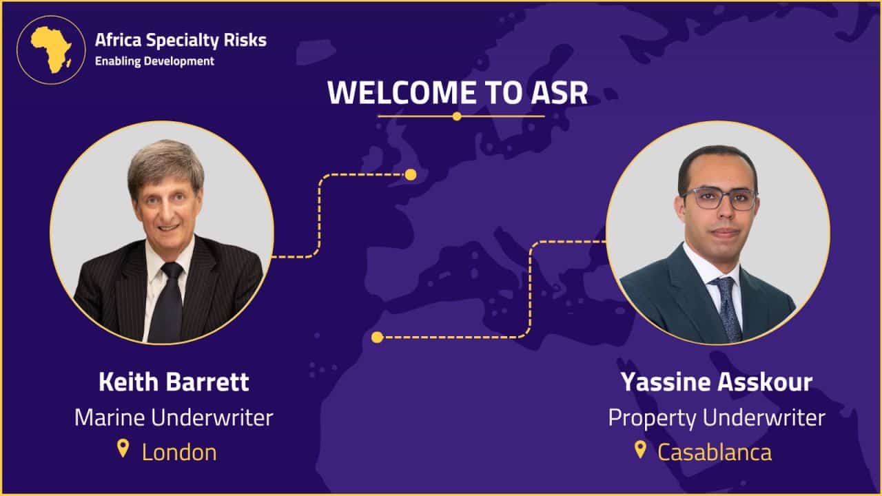 Africa Specialty Risks renforce ses équipes de souscription avec les nominations de Yassine Asskour et Keith Barrett