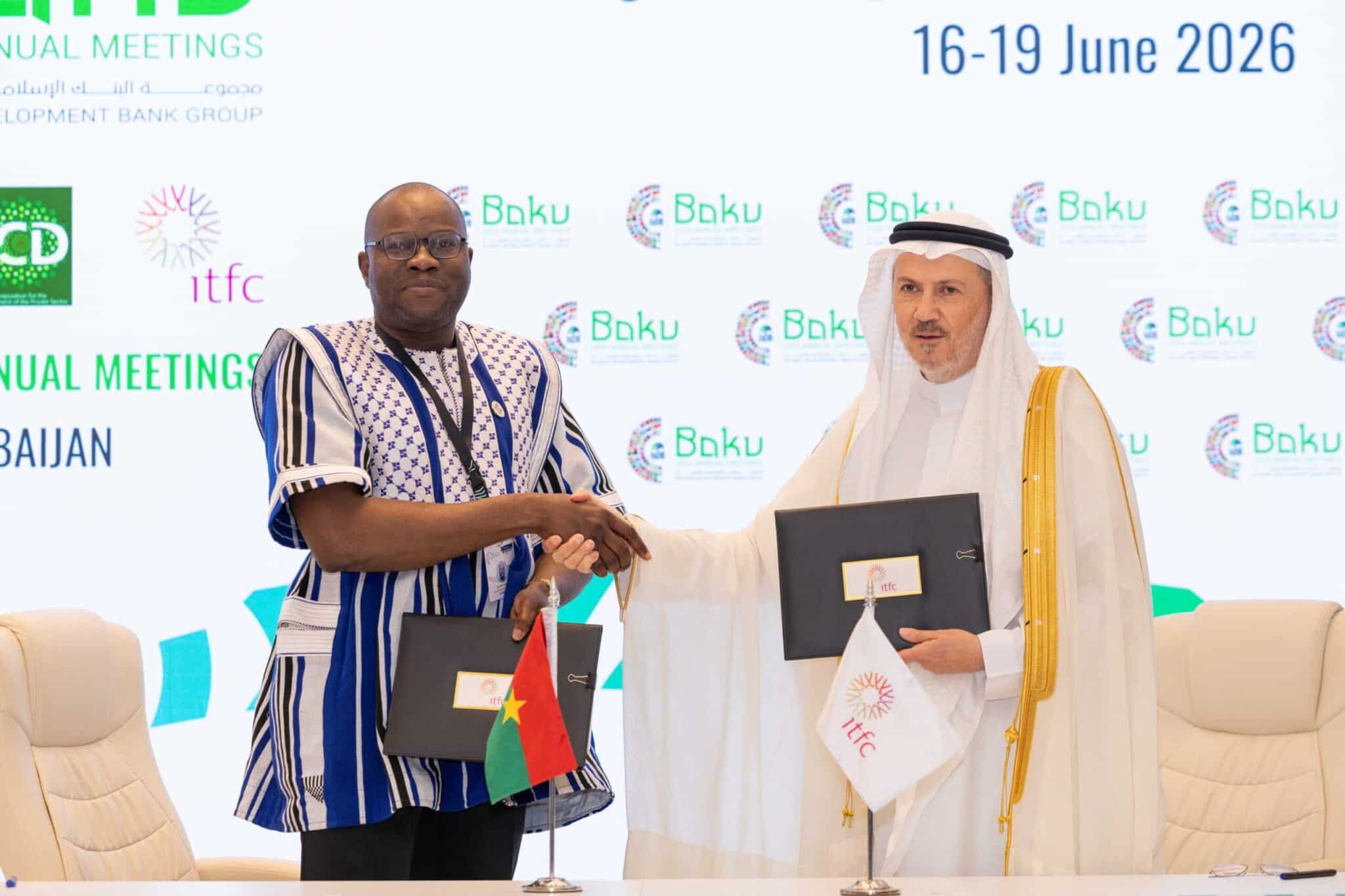 L’ITFC et le Burkina Faso signent un accord-cadre de 1 milliard USD sur cinq ans