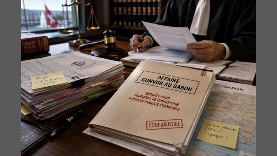 Affaire Gunvor : la justice suisse enquête sur un contrat pétrolier d’environ un milliard USD conclu avec le Gabon