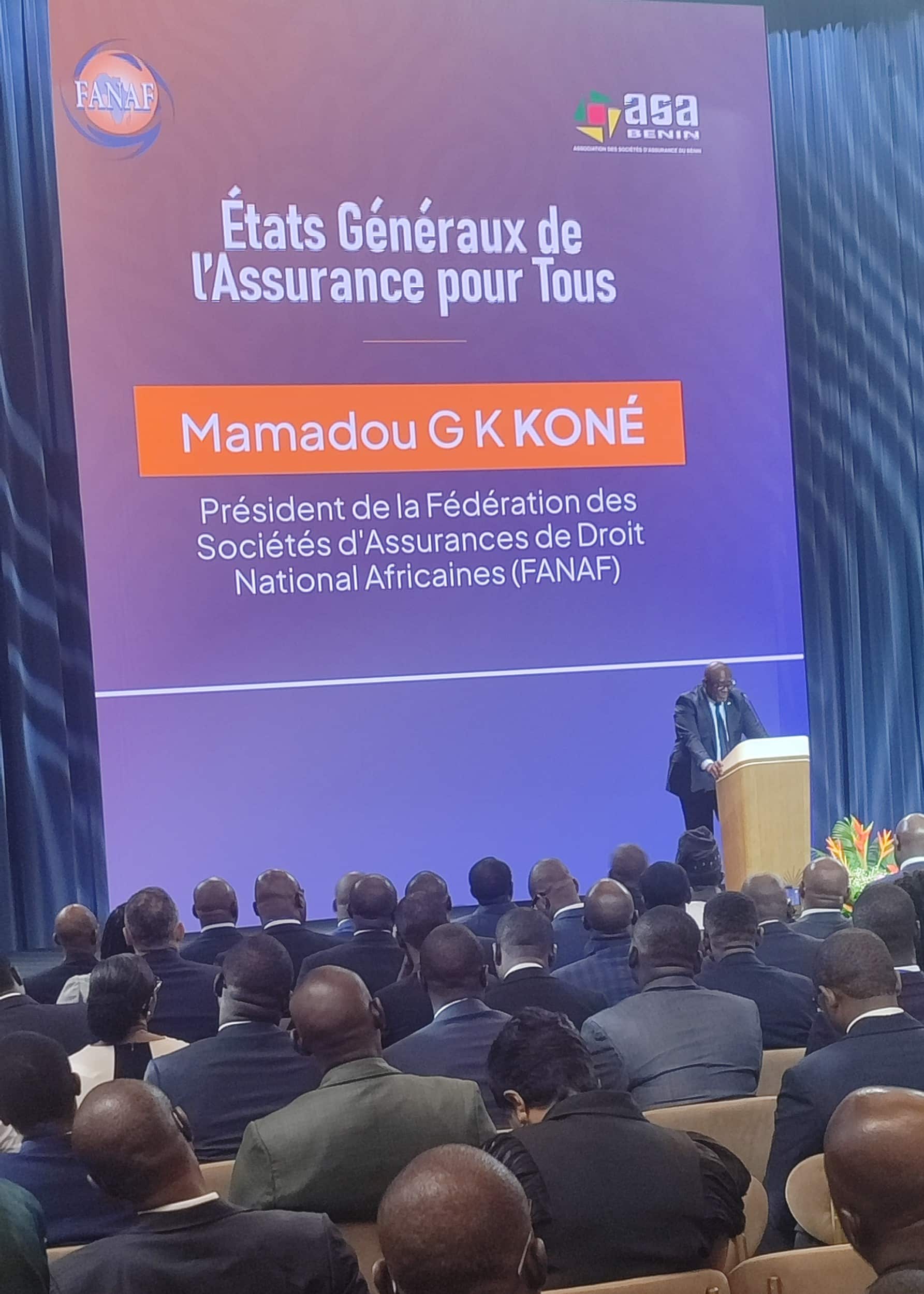 En direct | À Cotonou, la FANAF ouvre les États généraux de l’Assurance pour Tous